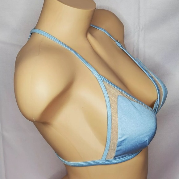 E10 Victoria Secret Pink Bikini Top XS light blue - Picture 6 of 7